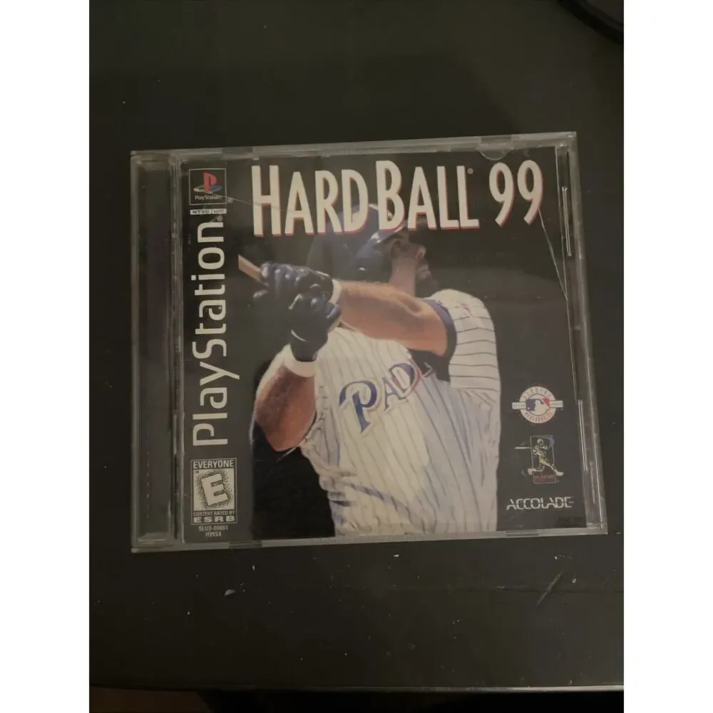 HardBall 99 PlayStation 1 PS1 Baseball Video Game Complete CIB Accolade MLB